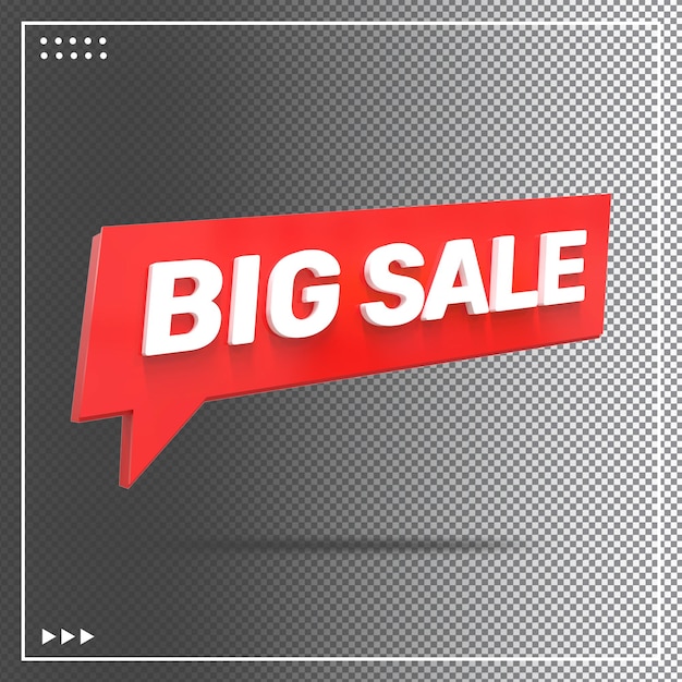 Big Sale 3D red 257