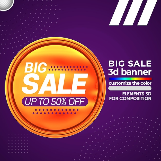 Big sale 3d rendering design