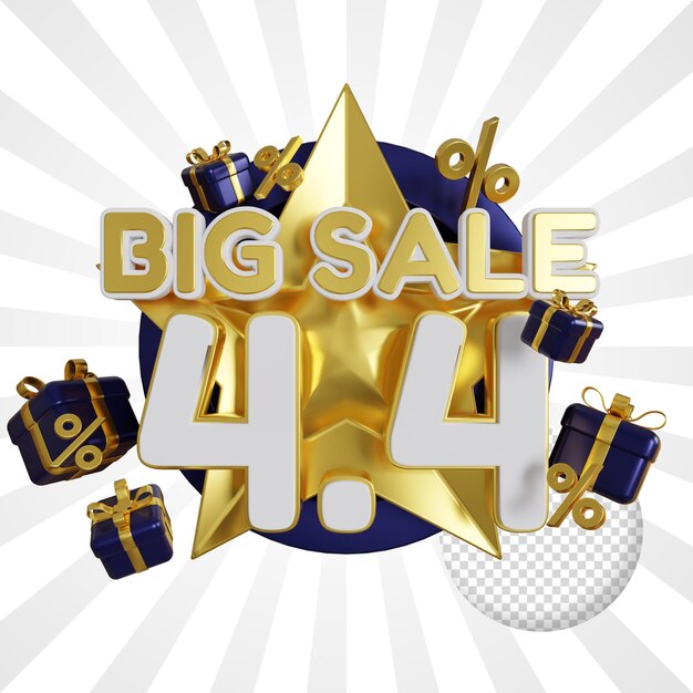 Big sale promo monthly 4 4