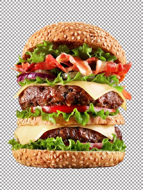 PSD il più grande hamburger immagine trasparente png