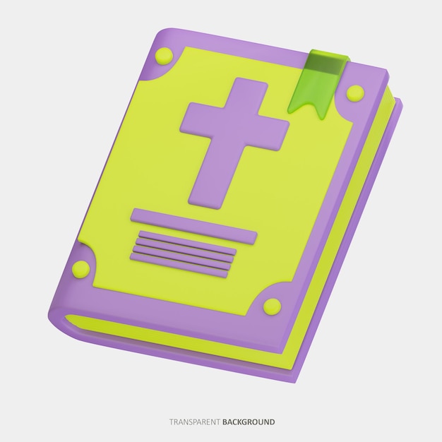 PSD bijbelboek 3d icoon