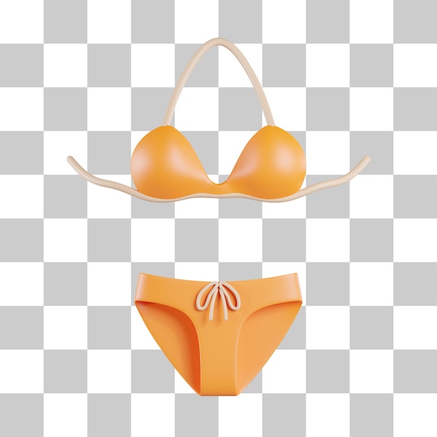 PSD bikini 3d icon