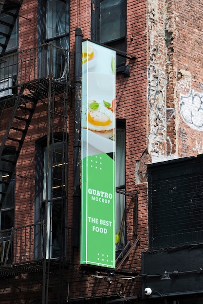 Billboard in the city mock-up