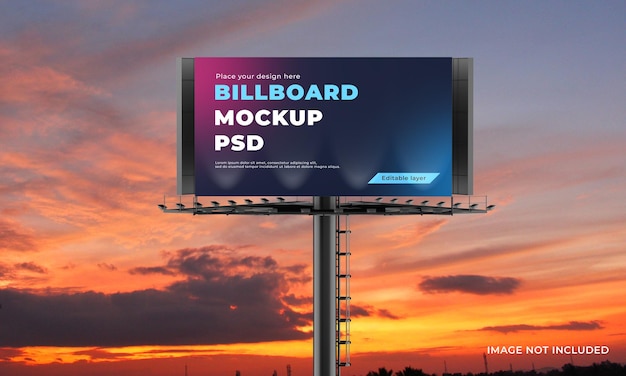 PSD billboard makieta