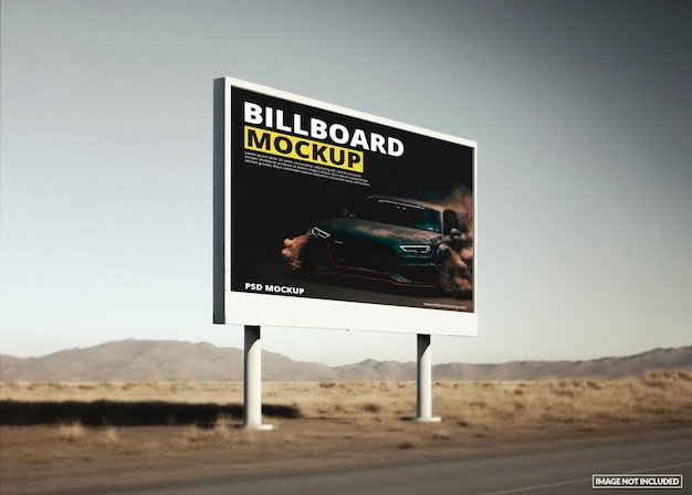 Billboard mockup for advertising