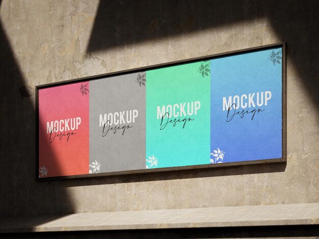 billboard mockup display outdoor