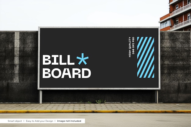 Billboard mockup psd free download