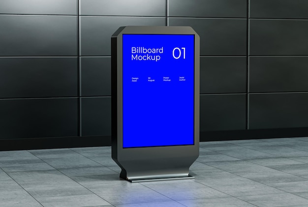 Billboard Mockup for Subway and Airport