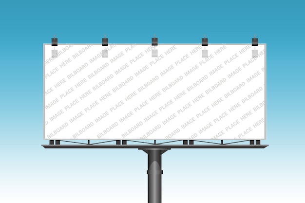 Modello di mockup cartellone