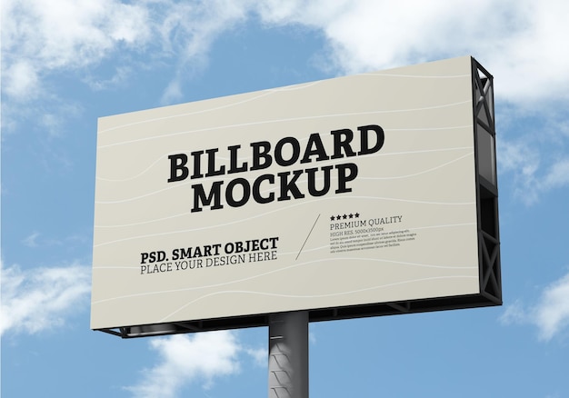 Billboard mockup template