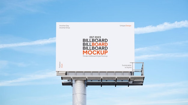 Billboard mockup template