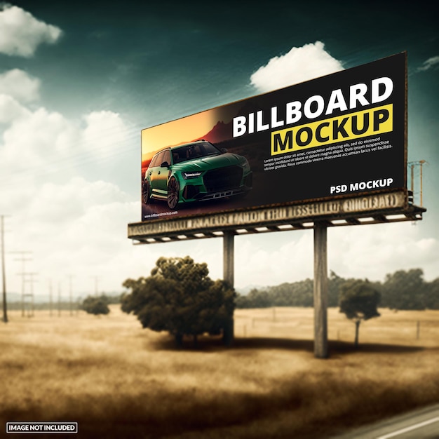 Billboard mockup voor reclame