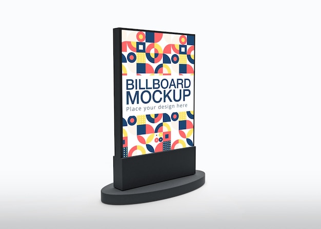 Billboard mockup voor straatreclame billboard mockup