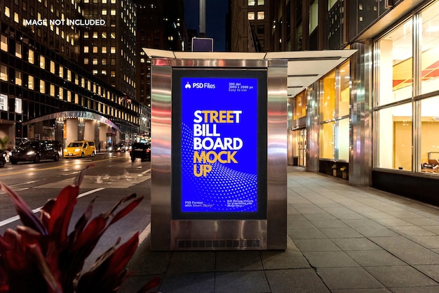 PSD mockup di billboard