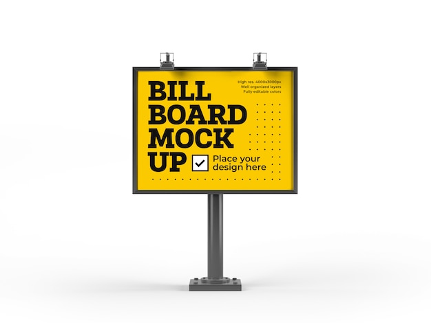 PSD billboard mockup