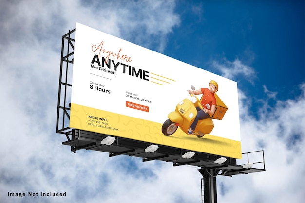 PSD mockup billboard