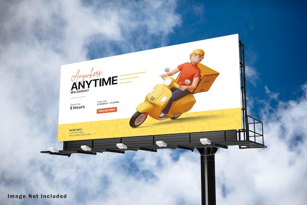 PSD mockup billboard