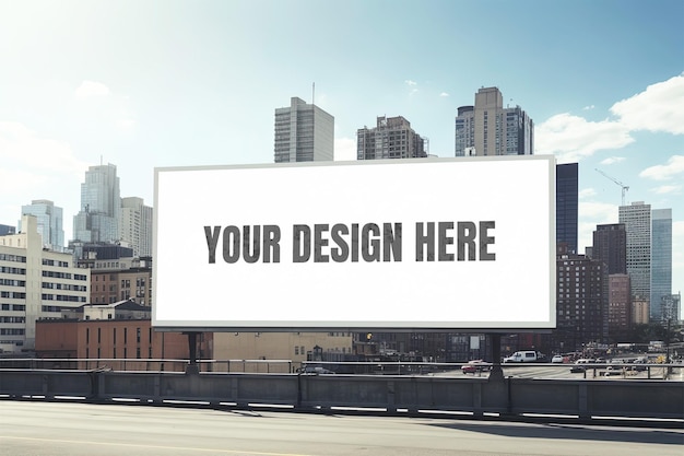 PSD billboard mockups with urban and street backgrounds are very easy to use