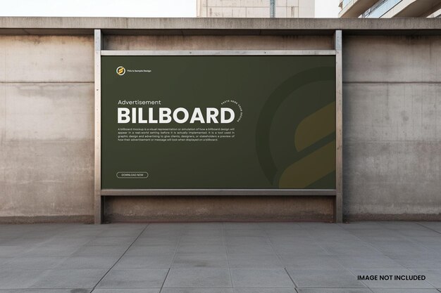 Mockup di cartelloni pubblicitari