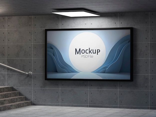 MOCKUP PSD рекламного щита