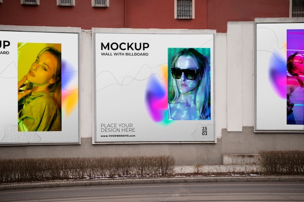 Billboard Reklamowy Na Makiecie ściennej