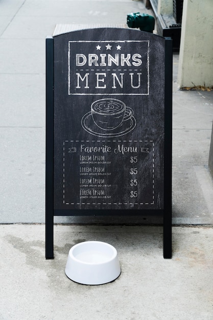 PSD billboard sign concept mock-up