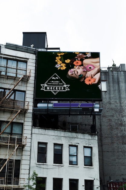 PSD billboard sign concept mock-up