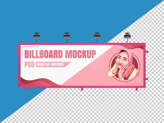 Billboard storefront mockup design