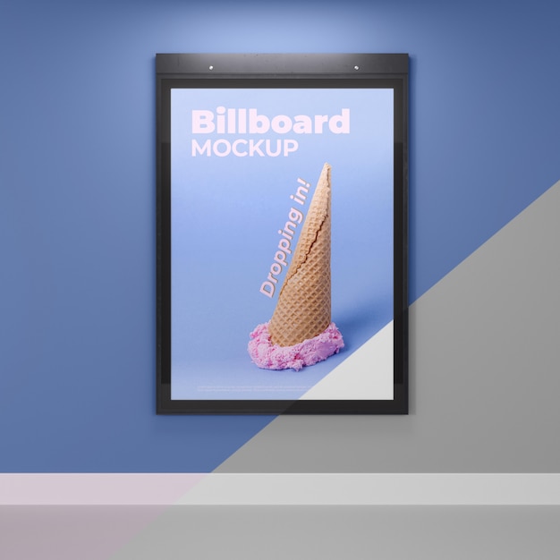 Billboard studio mock-up