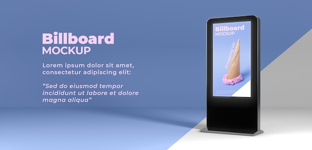 Billboard studio mock up