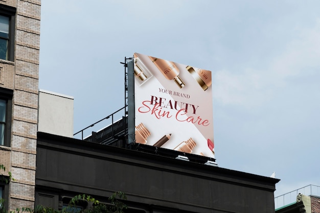 PSD billboard teken concept mock-up