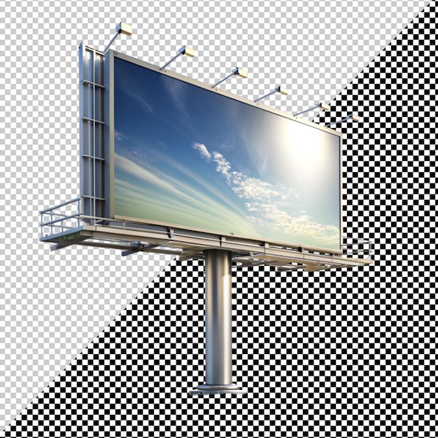 PSD billboard on transparent background