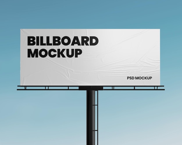 Billboard Z Makietą Zmiętego Papieru