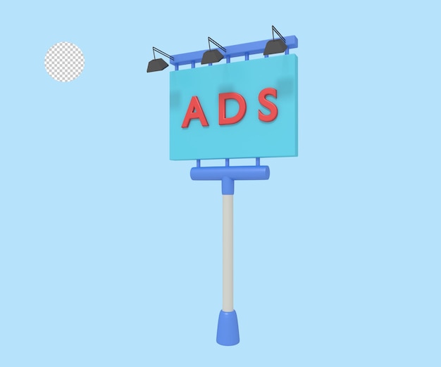 PSD Рекламный щит