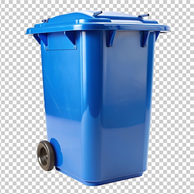 PSD bin on transparent background