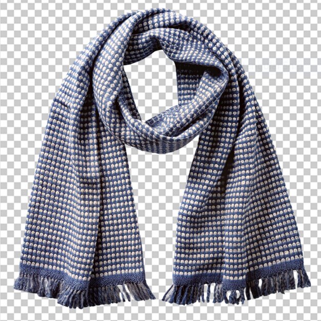 PSD binary code patterned scarf with hidden messages on transparent background