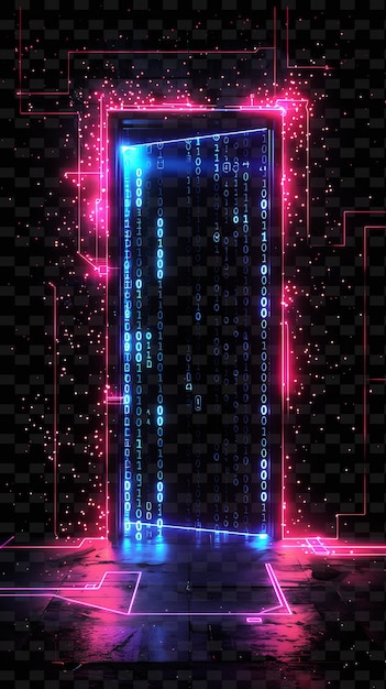 Binary Code Signboard With a Rectangular Board Tech Inspired Y2K Shape Creative Signboard Decor