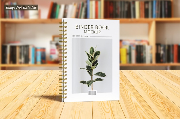 Binder book mockup
