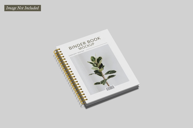 Binder book mockup