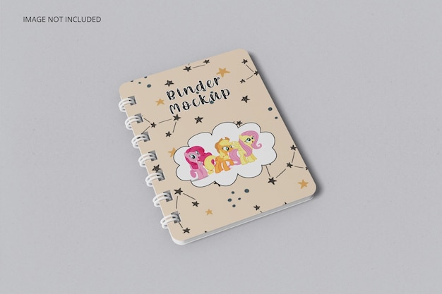 Binder notebook mockup