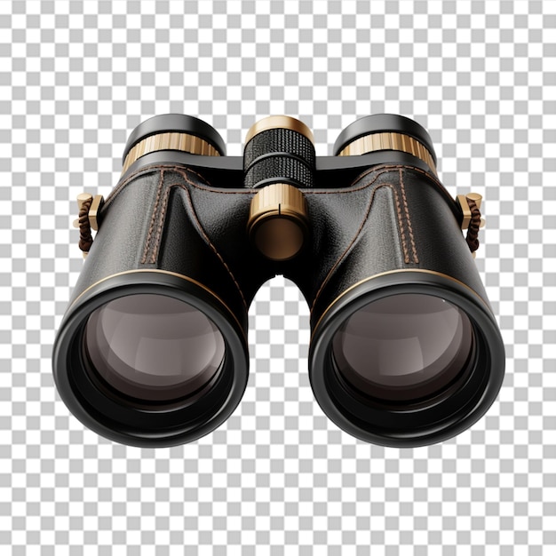 PSD binoculars on transparent background