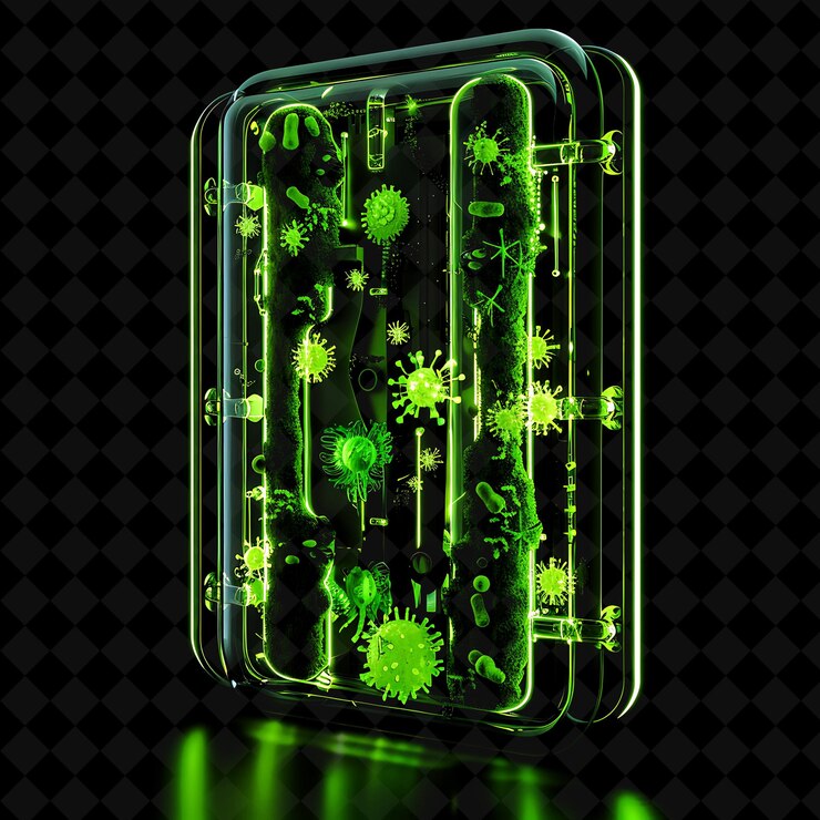 PSD bioengineering gate with synthetic biology and olive green o png y2k shape neon color collection