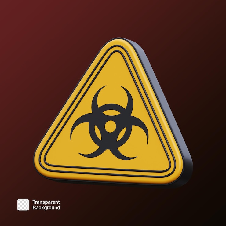 PSD biology 3d icon illustration png template