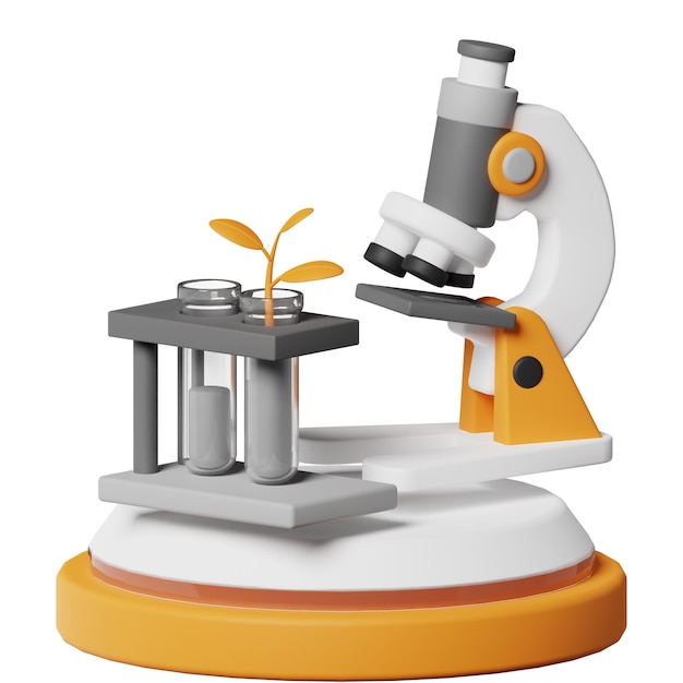 PSD biology microscope science laboratorium experience 3d