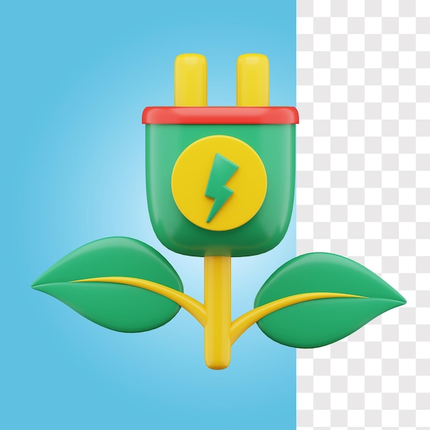 Biomassa energie 3d pictogram