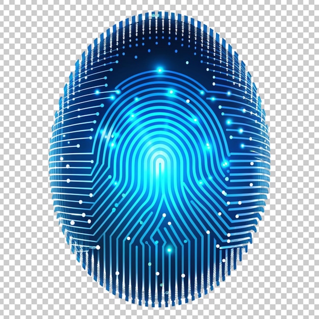 Biometric Fingerprint Scan Identification System | Premium AI-generated PSD