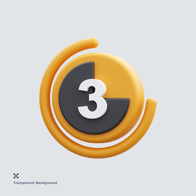 PSD bioscoop countdown 3d illustratie