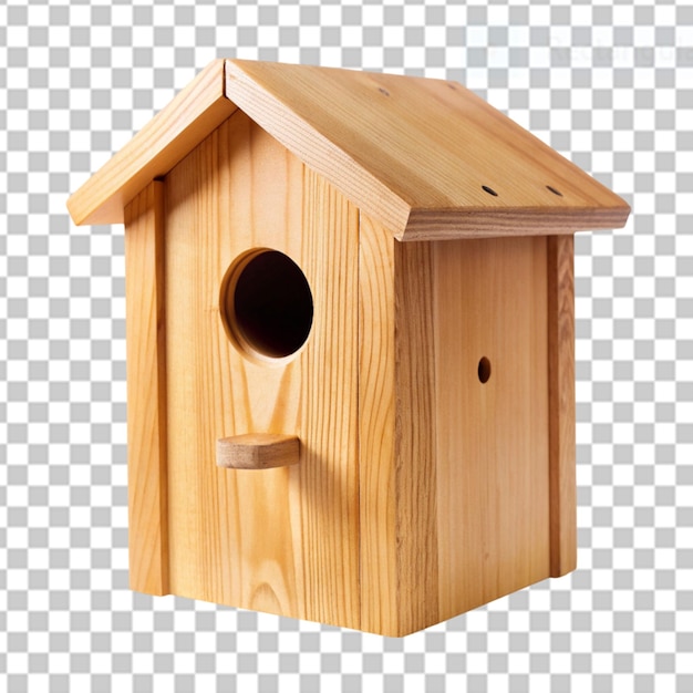 PSD bird box on transparent background