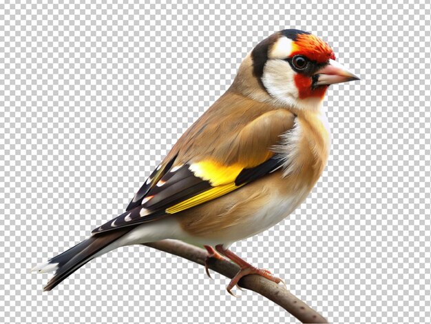 PSD 鳥のゴールドフィンチ