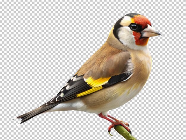 PSD bird goldfinch